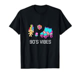 90’s Vibes Retro Toys Troll Rubix Ring Pop Roller Skates Kid T-Shirt