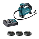 Makita DMP181RT-3 18v LXT Cordless Inflator (3x5Ah)