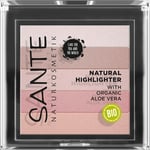 Sante Naturkosmetik Ansiktssminkning Highlighter Natural Highlighter No. 02 Rose 7 g ()