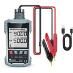 Testeur de résistance interne de batterie avec écran de 3,2 pouces, appareil de mesure de la tension de la batterie avec filtrage d'auto-étalonnage,