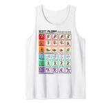 Scott Pilgrim Vs. The World Pilgrim Fight Moves Grid Tank Top