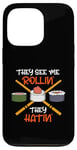 Coque pour iPhone 13 Pro They See Me Rollin They Hatin Rouleau à sushi japonais