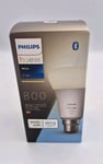 Philips Hue White LED Smart Light Bulb 1 Pack B22 Bayonet Cap Warm Alexa