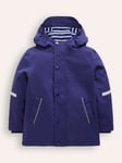 Mini Boden Kids' Waterproof Fisherman's Jacket, College Navy