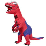 Zi Xi & Zi Qi Costume de mascotte gonflable T-Rex de dinosaure pour adulte (violet)