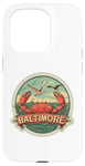 Coque pour iPhone 15 Pro Baltimore Maryland MD DMV Fruits de mer Vacation Crabe Ocean Fun