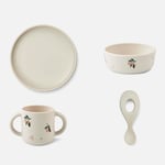 Liewood Vivi Printed Tableware Set - Peach/Sea Shell Mix