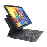 Zagg Pro Keys iPad 10,9" tastatur, sort/grå