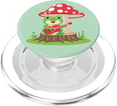 Anime Kawaii Musical Frog Mushroom PopSockets PopGrip pour MagSafe