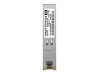 HPE - Module transmetteur SFP (mini-GBIC) - 1GbE - 1000Base-T - RJ-45 - pour HPE 1810, 1910, 20p 10/100/1000, 2610, 3500, 6200, Switch 8212; HPE Aruba 2530, 5406