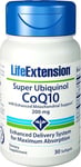 Life Extension Super Ubiquinol CoQ10 med mitrokondia-støtte - 30 kapsler