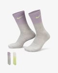 Nike Everyday Plus Cushioned Crew Socks (2 Pairs)