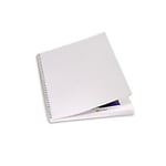 GBC Linen Weave Binding Cover A4 250 gsm White Pack of 100