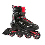 Bladerunner by Rollerblade Advantage Pro XT Men's Adult Fitness Inline Skate, Black and Red, Inline Skates, 8