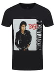 Rockoff Trade Men's Michael Jackson Bad T-Shirt M Black (Black Black)