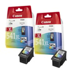 2x Original Canon CL541XL Colour Ink Cartridges For PIXMA MG4150 Inkjet Printer