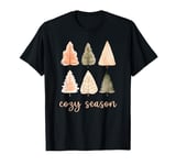 Cozy Season Pine Tree Design T-Shirt