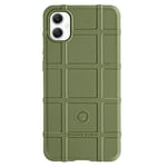 Case for Samsung A05 Shockproof Silicone Rugged Shield with 3D Pattern Green