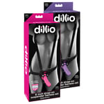 Pipedream Gode Ceinture Strap-On Suspender 15,2 cm Dillio - Couleur : Violet