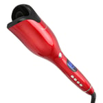 Automatic Hair Curler Tool Red Constant Temperature Curling Iron Wand 110‑24 HEN