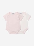 Emporio Armani Baby Girls Bodysuit Gift Set (2 Piece) In Pink - Size 0-1M