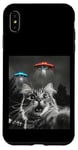 Coque pour iPhone XS Max Maine Coon Cat Selfie avec Alien OVNI Homme, Femme, Enfant