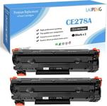 Compatible Cartouche de Toner CE278A 78A Jusqu'à 2100 Pages pour HP Laserjet M1536DNF M1536 MFP P1560 P1566 P1600 P1606 P1606DN Imprimantes ( Noir x 2 ).[G674]