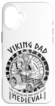 iPhone 16 Plus Funny Viking Dad Medieval Lawn Mower Lawnmower Father Figure Case