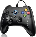 Manette PC, Manette Filaire pour PC Windows 7/8/10/XP Joystick PC Gamepad USB avec Double Vibration et Déclencheurs pour PC Windows/PS3/Android TV Box/Tesla/Steam