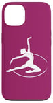 Coque pour iPhone 13 Gymnaste rythmique dans un cerceau pour fan de gymnastique rythmique