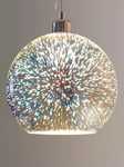 John Lewis Oberon Holographic Pendant Ceiling Light, Multi