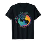 Colorful Yoga Zen Expect Nothing Appreciate Everything T-Shirt