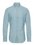 Polo Ralph Lauren Slim Fit Chambray Shirt Blå