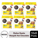 Nescafe Dolce Gusto Coffee Pods 6x Boxes / 96 Caps Nesquik Hot Chocolate