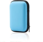 Jeux de Carte Boite Rangement Carte pour uno, Petite Boite de Rangement pour Jeux de Cartes, Lecteur mp4 Etui,boitier Disque Dur Externe(Bleu)