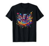 Splash Art Microphone Mic Singer Podcast Host Podcaster T-Shirt