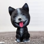 Bil Skakande Huvud Hund Prydnader Bobblehead Hund Nickande Valp Leksaker Bil Instrumentbräda Dekor Leksak Wobble Skakande Huvud Dockor Bil Hem Sovrum(Husky)