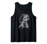 Wall Climbing Woman Rock Climbing Art Outdoor Climbing Art Tank Top