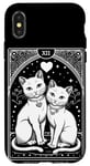 iPhone X/XS Tarot Card Mystic Cats | The Lovers Valentines Day | Couples Case