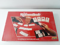 *VINTAGE SPEARS GAMES WORD RUMMIKUB TILE BOARD GAME 1989 NEW SEALED*