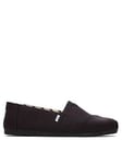 TOMS Alpargata Espadrille - Black, Black, Size 12, Men