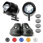 Strålkastare för Croc, 2st Led Light For Croc Skor Dekoration, roliga Croc Charms Skor Lights Handy Camping