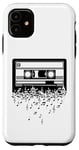 Coque pour iPhone 11 Cassette art musique cassette art rétro vintage musique