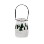 EUROCINSA Réf. 29043 Lot de 6 Lits superposés en Verre avec Motifs de Noël 12 x 16 cm 1 Set, Blanc, Taille Unique.