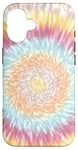 iPhone 16 Pretty Tie Dye in Yellow, Blue, Pink & Orange Pastel Colors Case