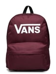 VANS Old Skool Print Backpack Burgundy