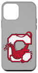 Coque pour iPhone 12 mini SUNY Cortland Red Dragons C Mark