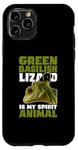 iPhone 11 Pro Green Basilisk Lizard Is My Spirit Animal Herpetologist Case