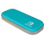 Sacoche rigide Turquoise et Jaune pour Nintendo Switch Lite PowerA - NEUF