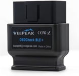 Veepeak OBDCheck BLE+ Bluetooth 4.0 OBD2 Scanner for iOS & Android, Car Code for